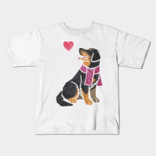 Watercolour Hovawart dog Kids T-Shirt
